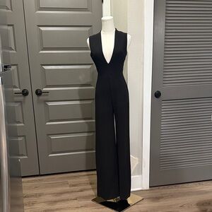 Lulus Black Sleeveless Jumpsuit